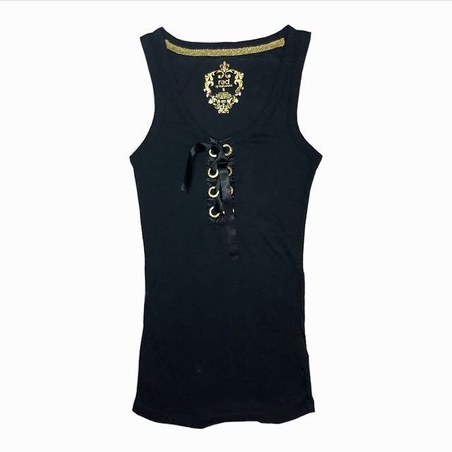 Black Tank Top | Y2k Blockcore Gothic Coquette (Category: Sleeveless) located in Limay. Submitted by 2000sbae (Listing ID 1341795674, Image 1). Description: Size: Small-Semi M.
