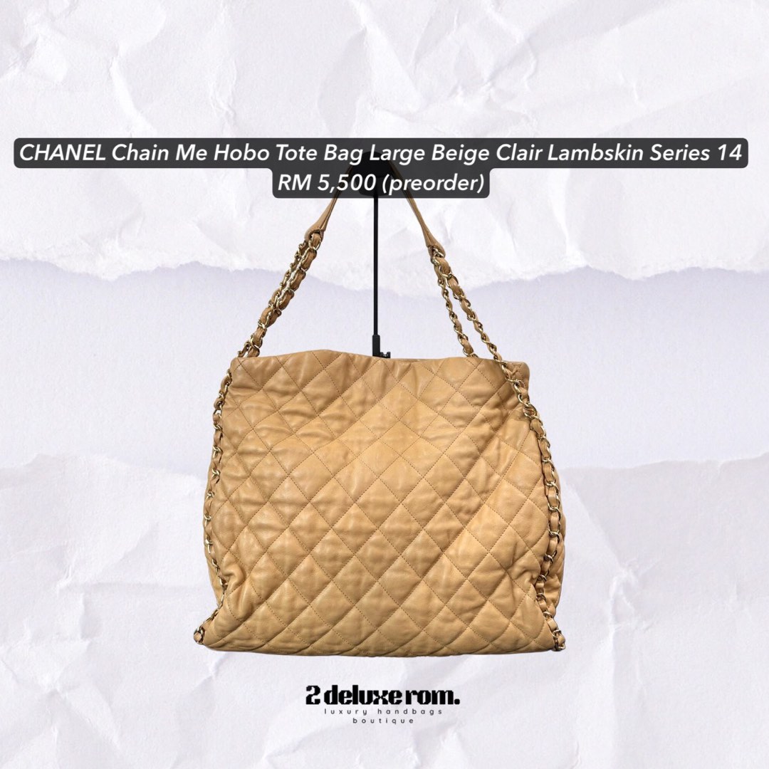 Chanel chain me hobo sales