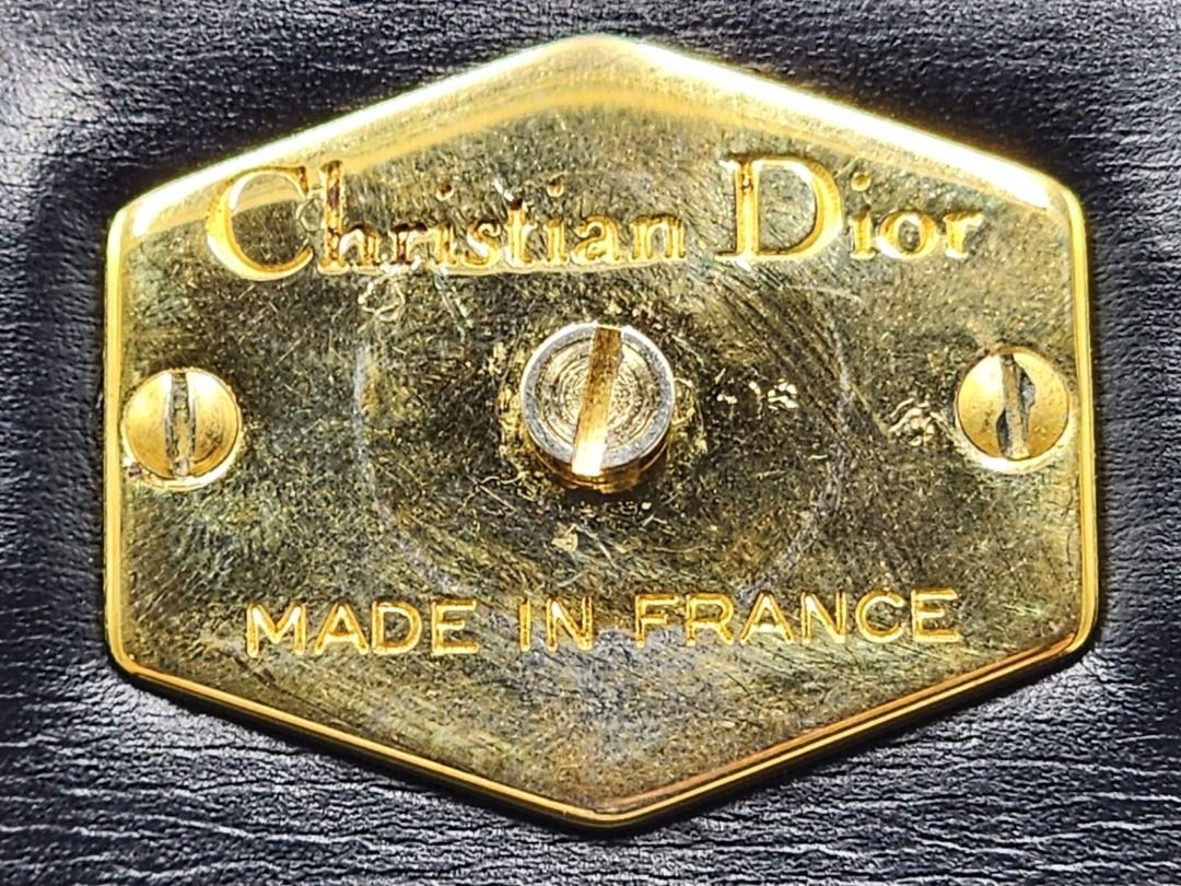 Christian Dior CD Logo Plate Trapezoid Crossbody Shoulder Bag (Category: Bags & Wallets) located in Melbourne. Submitted by designercollectibles.com.au (Listing ID 1341837401, Image 3). Description: Condition: Good. As this is a pre-loved item, there are scratches and tarnish on the hardware and general signs of wear. Please check the condition carefully from these pictures. Since this is a preloved item, there is a possibility that it has underg