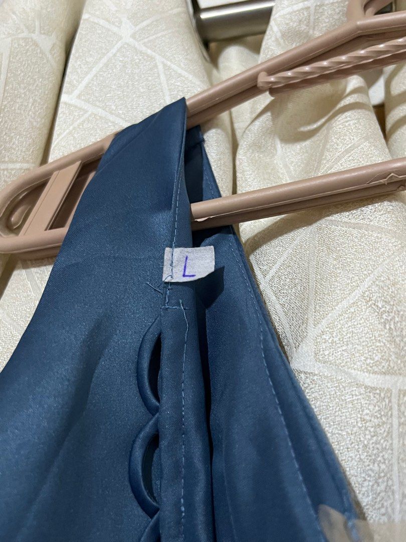Dusty Blue Gown (Category: Evening dresses & gowns) located in Caloocan City. Submitted by glennyyyyyyyyyy (Listing ID 1341834077, Image 3). Description: Dusty Blue Gown Used only once With built in padding Large on tag, but fits Medium to Large 📍North Caloocan or Batasan, Q.C. Negotiable for sure buyers.