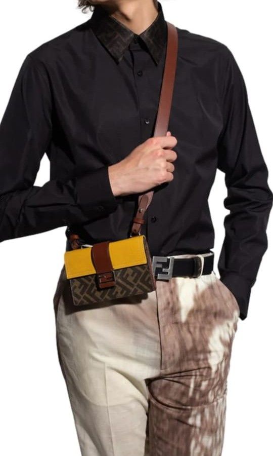 Fendi Baguette crossbody bag (Category: Cross-body Bags) located in Davao. Submitted by mae_ann25 (Listing ID 1341774733, Image 3). Description: complete set, card tags dustbag paperbag. almost new.