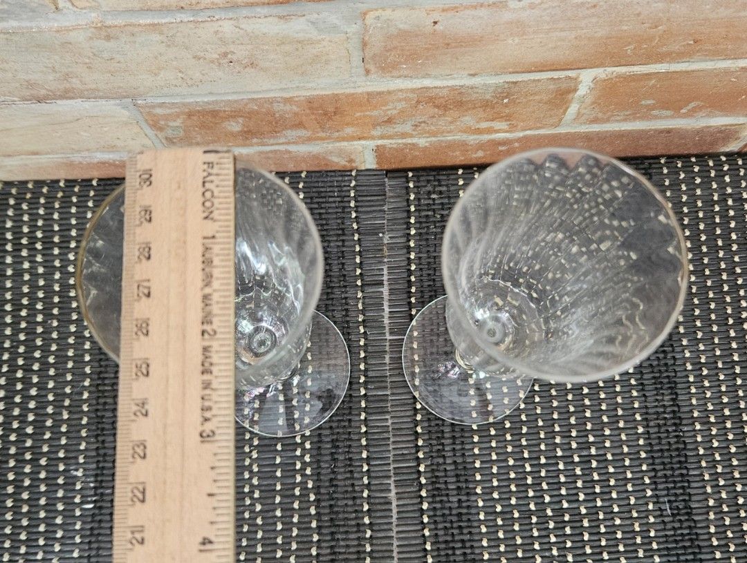 Flute Glass Pair (Category: Dinnerware & Cutlery) located in Rizal. Submitted by cherry_garcia (Listing ID 1341894509, Image 3). Description: Mode of Payment : G-Cash / Paymaya Mode of Delivery : Lalamove / Grab / LBC Location : Filinvest East, Cainta Rizal.
