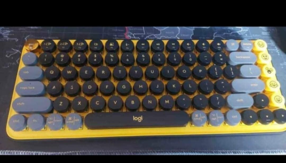 Logitech pop 2k (Category: Computer Keyboard) located in Los Banos. Submitted by bravestone95210 (Listing ID 1341800235, Image 1). Description: logitech pop keys complete with keys and 3rd party keys (please see image for details) comes with box.