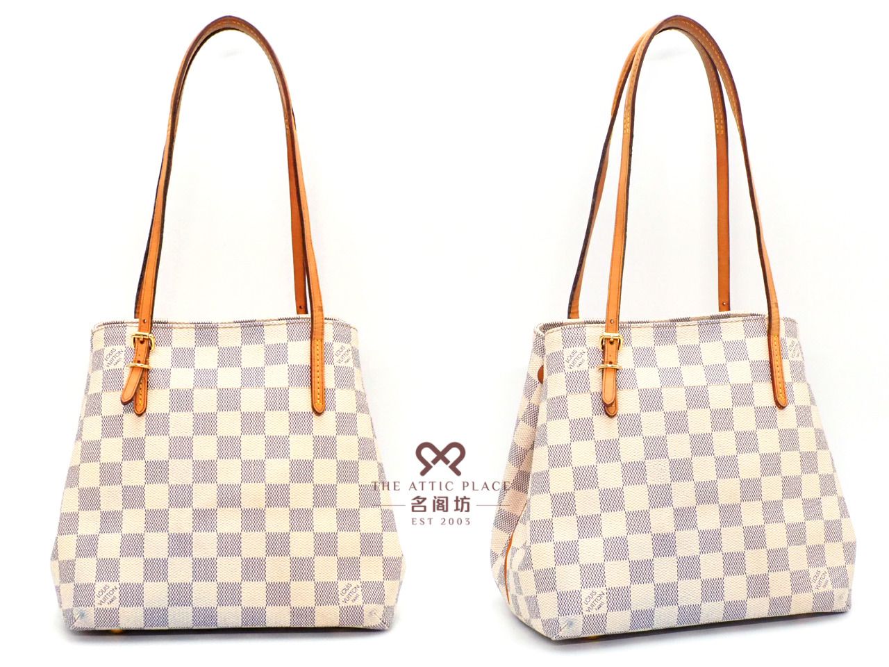 Louis Vuitton N41376 Damier Azur Canvas Cabas Adventure PM DU0154
