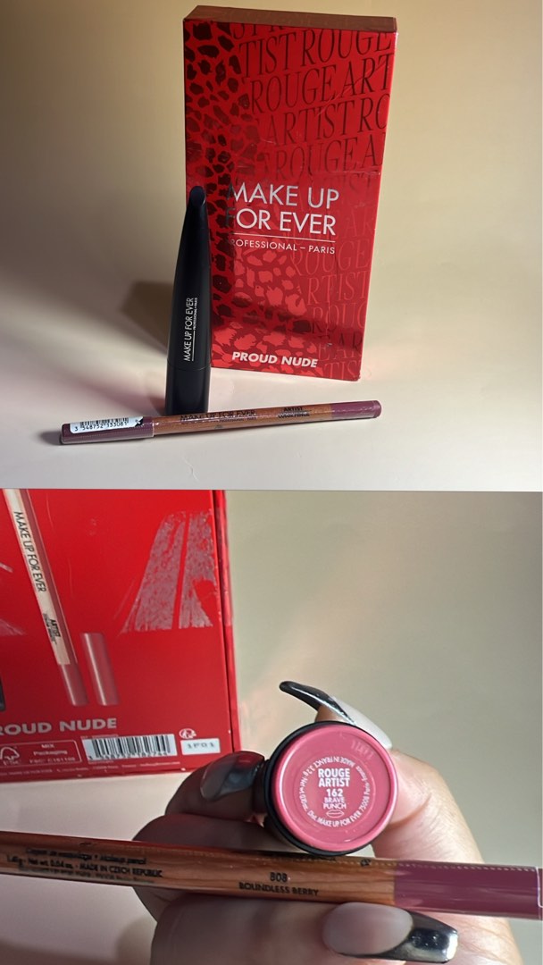 Makeup Forver Proud Nude Lip stick and Lip Liner set LIMITED EDITIO
