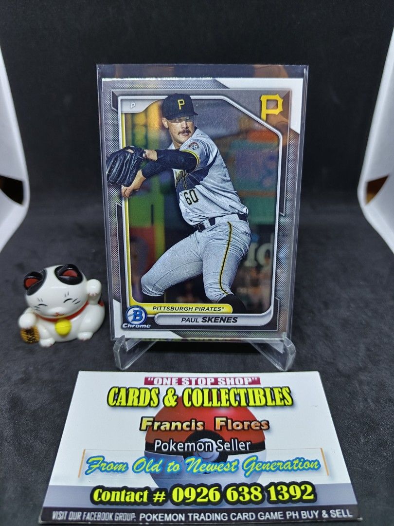 MLB / Baseball Card PAUL SKENES BCP125 (CHROME) TOPPS BOWMAN