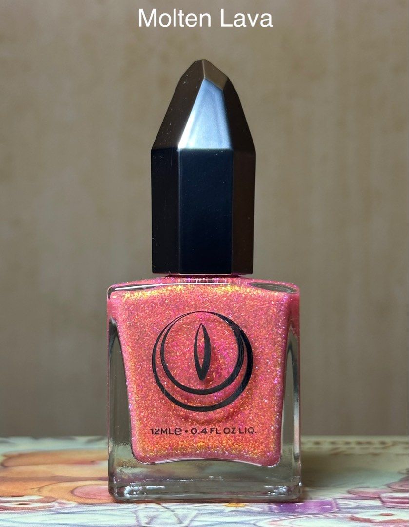 Mooncat Nail Polish - Molten Lava (Reflective) (Category: Hands & Nails) located in San Juan City. Submitted by indiefindsph (Listing ID 1341917388, Image 1). Description: With box Used a few times (see fill line in second pic).