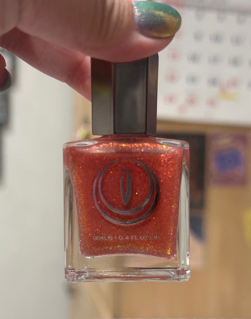 Mooncat Nail Polish - Molten Lava (Reflective) (Category: Hands & Nails) located in San Juan City. Submitted by indiefindsph (Listing ID 1341917388, Image 2). Description: With box Used a few times (see fill line in second pic).
