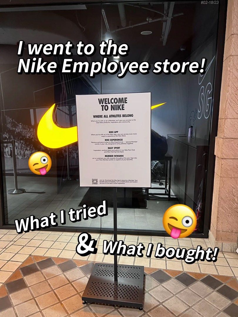 Nike store employee pass hot sale