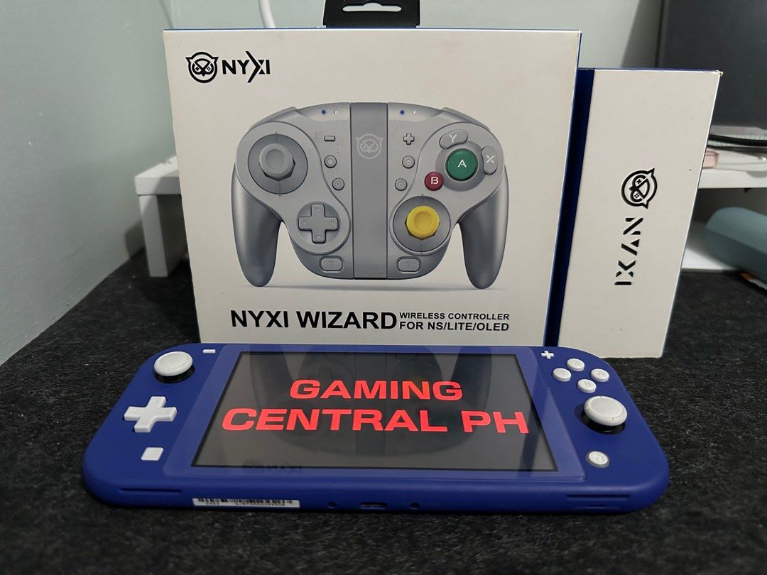 Nyxi Wizard With Extra Accessories (Category: Nintendo) located in Narra. Submitted by gamingcentralph (Listing ID 1341867045, Image 1). Description: Nyxi Wizard With Extra Accessories PRICE: 2,900 Condition: Good as new. I got this from Nyxi directly for my review video on YT. You can check my YT channel if you want. Binalik ko na sa box after the review video. Warranty: 7 days. If magkaissue, isoli nyo lang sa’kin. Wala ng mahabang usap pa. Mee
