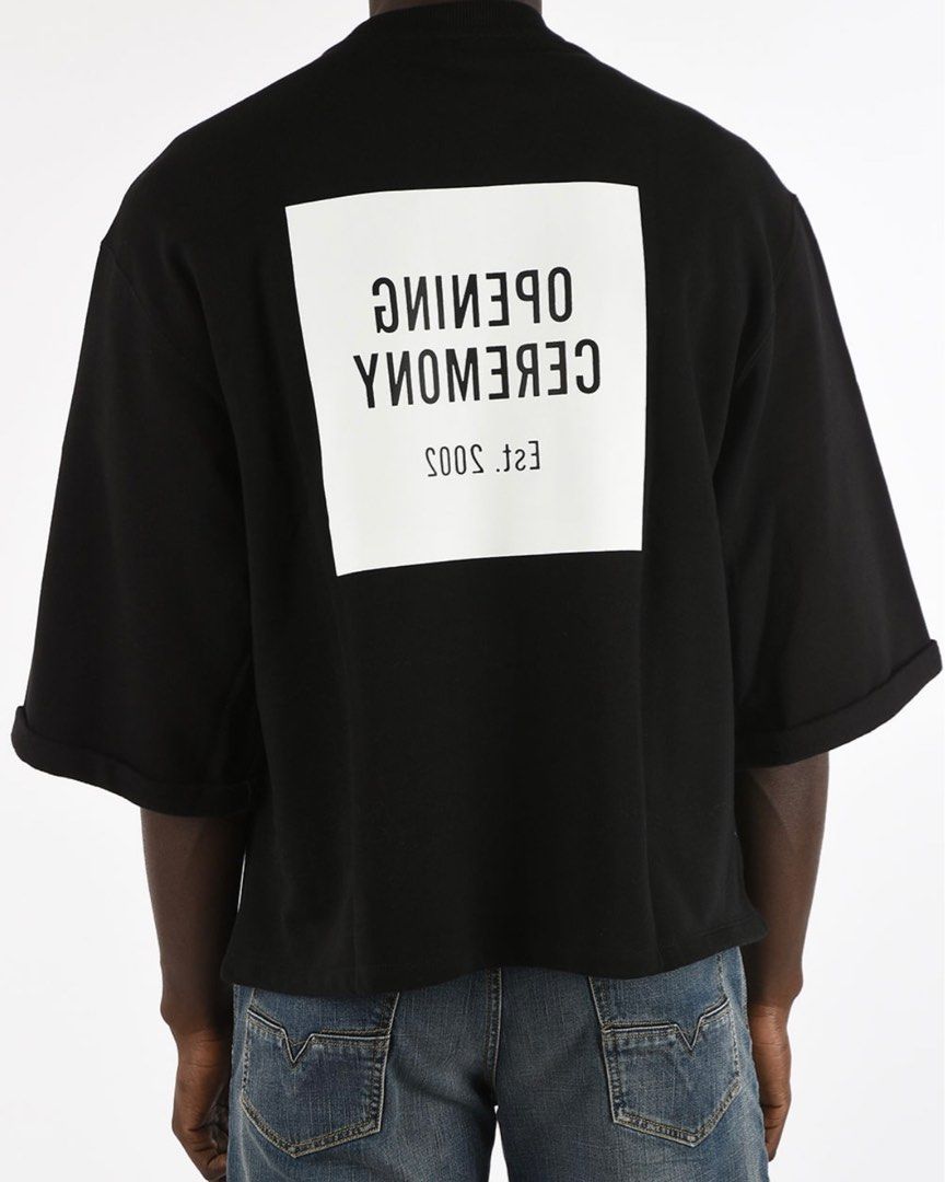 Opening Ceremony Graphic Logo Sweatshirt (Category: Tshirts & Polo Shirts ) located in Taguig. Submitted by stxff_ (Listing ID 1341923102, Image 2). Description: Original OC logo sweatshirt, bought from the Opening Ceremony Harajuku Tokyo store Size: XS (oversized) Fleece-lined, good for cold temperatures .
