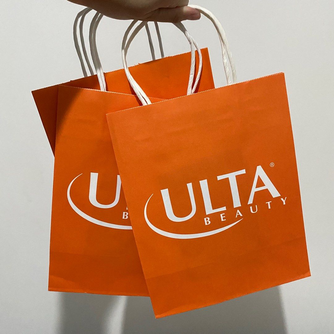 Original ULTA Beauty Paperbag (Category: Makeup) located in Manila. Submitted by sellingmystufffff (Listing ID 1341907218, Image 2). Description: ₱149each 5pcs available.