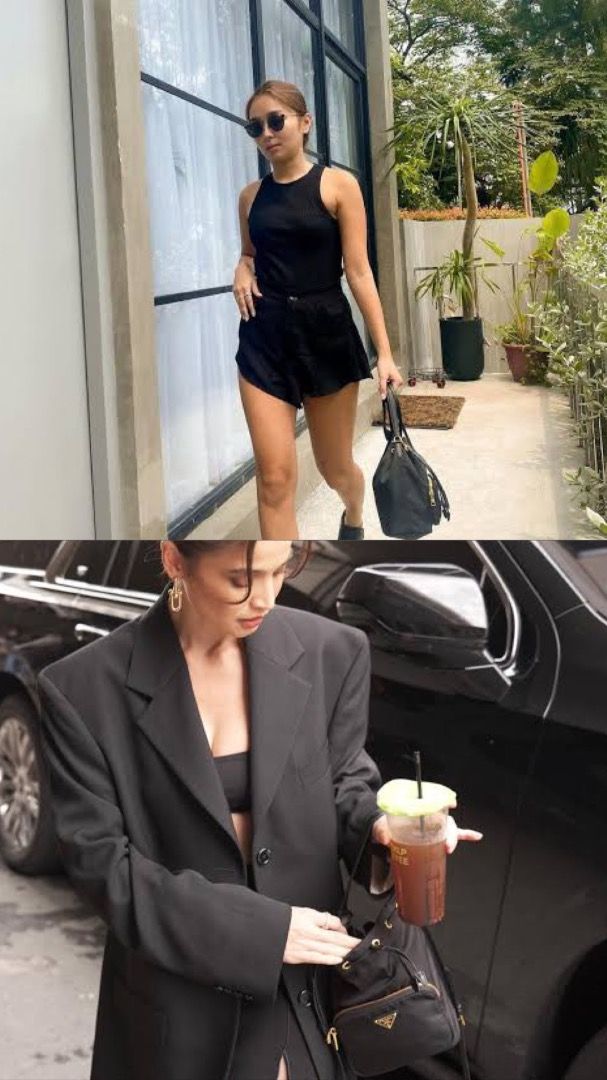 Prada Nylon bucket bag (Category: Luxury Bags & Wallets) located in Quezon City. Submitted by docagillemontemayor (Listing ID 1336615437, Image 3). Description: CODED💯 LAMPO ZIPPER💯 WITH CARECARD💯 ARTISTA BAG🤩 gamit nila Anne Curtis, Kathryn Bernardo, Isabelle Daza and other Celebrities!💖 NGA📌 One of my favorite bag kse very spacious sya inside and superb looking! Kahit anong outfit bagay to😍 DISCLAIMER: We are not associated or affiliated