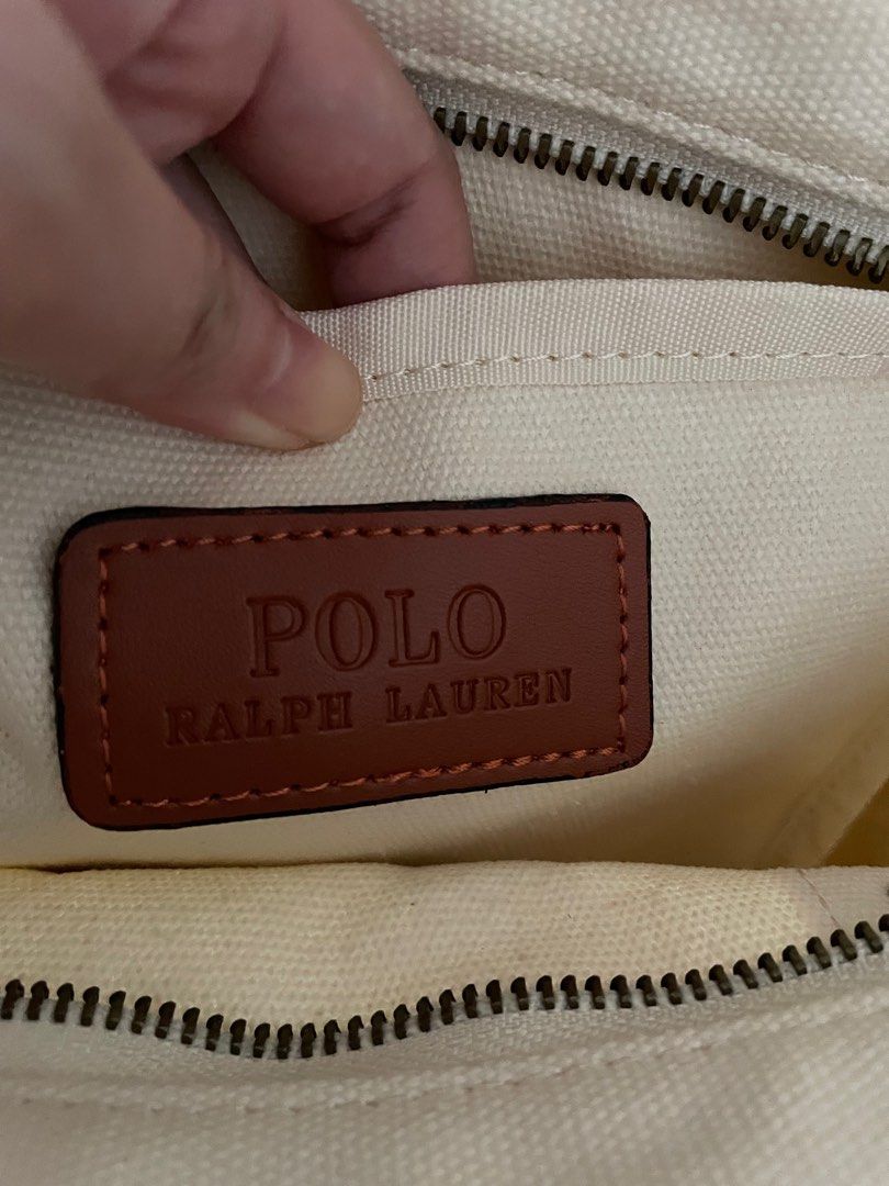 Ralph Lauren Canvas bag with zipper (Category: Luxury Bags & Wallets) located in Iloilo. Submitted by beamiee (Listing ID 1341777438, Image 2). Description: Make reading a habit! The last price posted is final. Hagglers will not be entertained and will be blocked. The buyer is responsible for the shipping fee, and shipping will be via LBC only. ‼️Please refrain from asking for the “last price” or additional photos unless you are genuinely interes