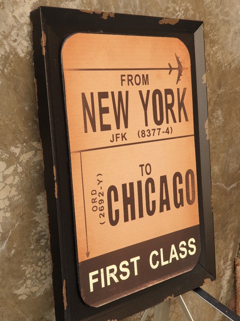 Retro Tin Sign Plate (Category: Wall Decor) located in Las Pinas. Submitted by oldsthetics (Listing ID 1341838391, Image 2). Description: Retro Tin Sign Plate Wall Decor Display VIntage / American Casual ▪︎New old stock ▪︎Stained-fade-scratched design ▪︎Direct frame print ▪︎17x12 inches ▪︎Detailed realtime photos/video are available for a closer look Selling as collectible or as intended For only 550🔖 Location Las pinas --📌 MUST READ Before Mes