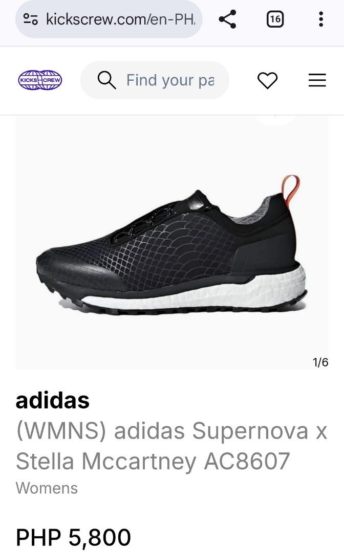 Adidas by stella mccartney supernova trail outlet
