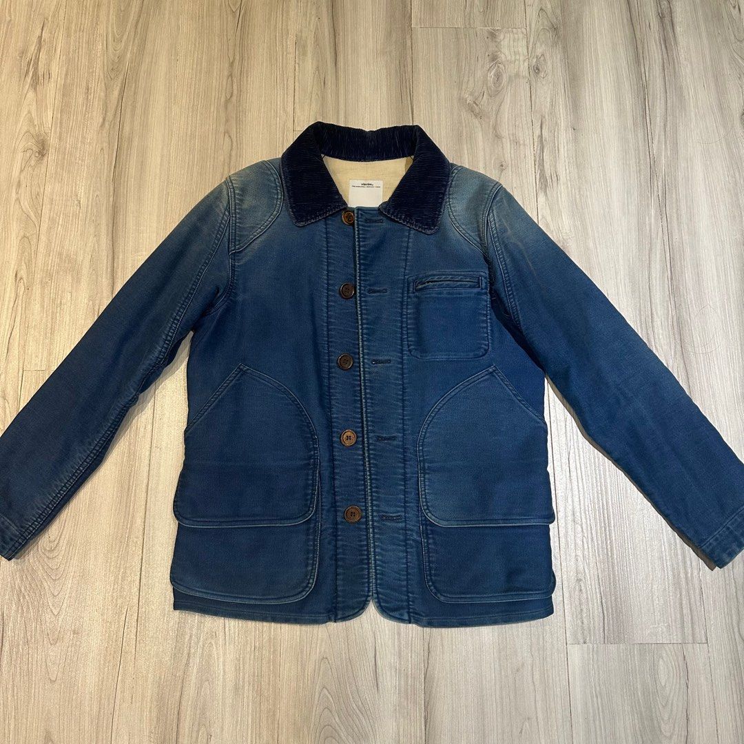 Visvim minie hunting indigo jacket ICT size 2 made in Japan Carousell