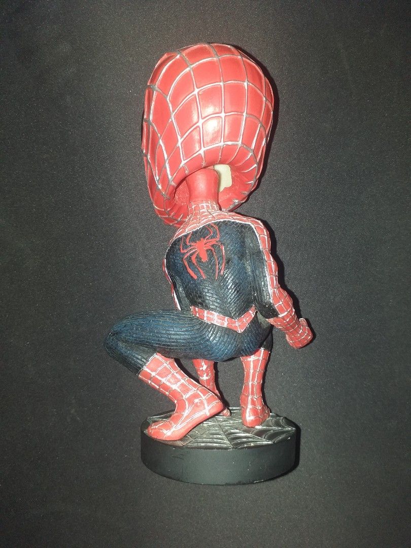 2002 Neca Head Knockers Marvel Spiderman 2 Bobble Head (Category: Figurines & Statues) located in Baguio. Submitted by eskimoprime (Listing ID 1341990604, Image 2). Description: Notes: - Loose - 2002 - Portion of the inside of the head is cracked but not visible when displayed - Purchased in the U.S. - Feel free to pm for more pics.