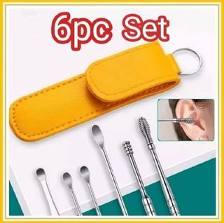 6pcs Stainless Steel Ear Cleaner Set