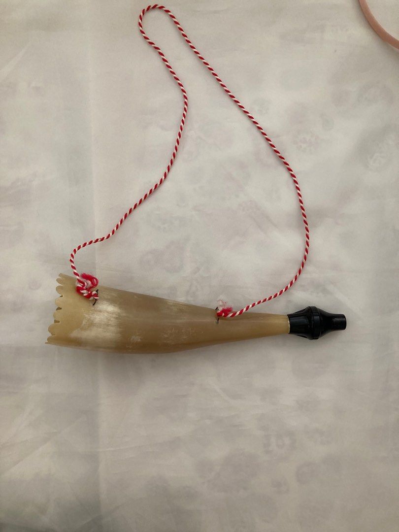 8 inch horn (Category: Wall Decor) located in Manila. Submitted by declutter4el (Listing ID 1342049150, Image 1). Description: Used as decor! 8 inch horn souvenir from overseas ! .