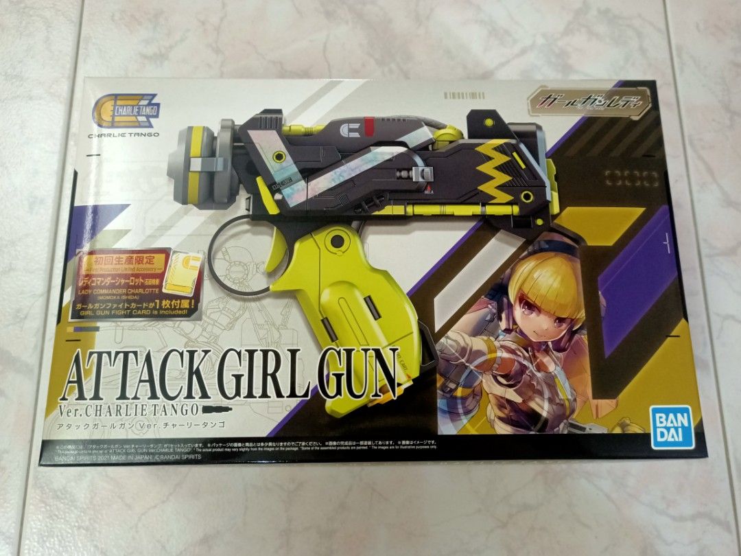 Attack Girl Gun Ver. Charlie Tango (Girl Gun Lady) Gundam Gunpla (Category: Gundam Model Kits) located in Singapore. Submitted by blitz87 (Listing ID 1342090849, Image 1). Description: Selling Attack Girl Gun Ver. Charlie Tango Model kit is new and unbuilt. Runners still sealed. Meetup or additional $5 for delivery. Interested pls pm. Thanks! =).