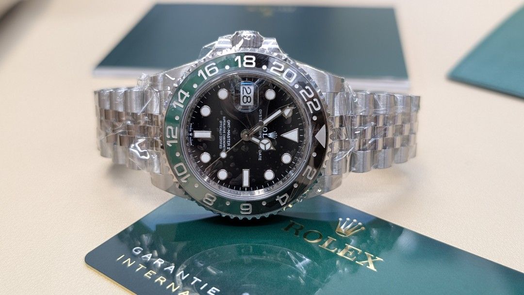 Bnew Rolex GMT Master II sprite jubilee (Category: Luxury Watches) located in San Juan City. Submitted by ajtswisswatches (Listing ID 1342140920, Image 1). Description: Rolex 2024 GMT master 2 sprite Ref: 126720VTNR BRACELET:Jubilee Condition:Brand New 10/10 unworned 2024 fresh date complete/full set Open for authentication PHP 1,040,000 Dm for interested 0927 7487770 iG: Ajt_swisswatches.