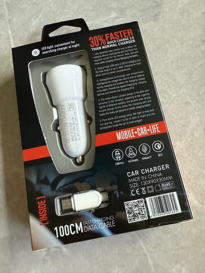 Brand new Fast Car Dual USB charger406109010726103041