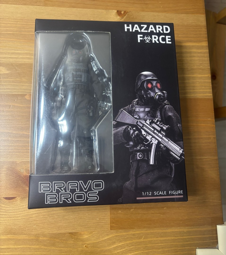 【全新】Bravo+Bros+Hazard+force+1/12+figure+死神漢克+hunk+第四生還者手辦, 興趣及遊戲, 玩具 ...