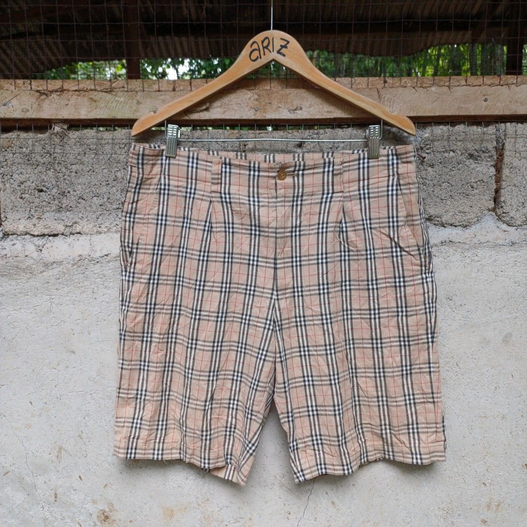 Burberry golf shorts cheap