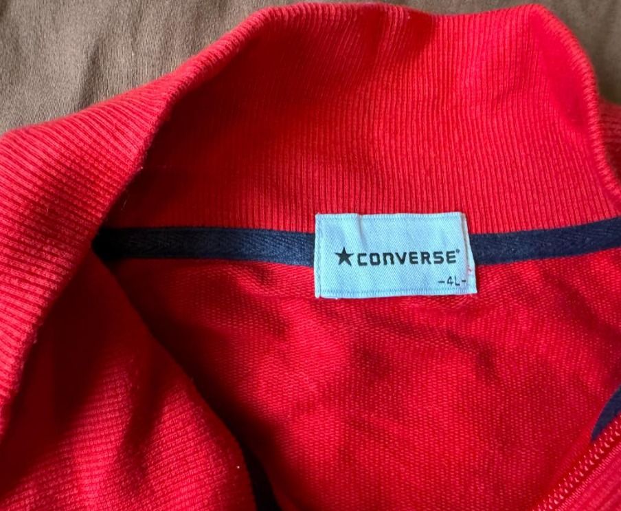 Converse Cotton Jacket (Category: Coats, Jackets and Outerwear) located in Caloocan City. Submitted by brainstew (Listing ID 1342142713, Image 2). Description: PESOS FIT SA SIZE L - XL 250 PESOS ONLY PLEASE INBOX US TO PURCHASE FIRST PERSON TO PAY AUTOMATICALLY YOURS ALL ITEMS ARE PRELOVED (NEED WASH) PLEASE MANAGE YOUR EXPECTATIONS AS THESE ARE PARTIALLY USED CLOTHES. ACTUAL COLOR MAY VARY DUE TO LIGHTING PLEASE CHECK ACTUAL SIZE MEASUREMENTS. P