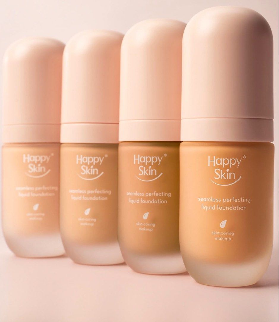 Happy Skin Seamless Perfecting Liquid Foundation (Category: Makeup) located in Makati City. Submitted by jeshikaillinois (Listing ID 1342122388, Image 1). Description: Gifted to me on my birthday. Used it 2x only but it’s really not my shade, love the product tho very lightweight and gives you the right amount of coverage, and good for every day make up. RFS: wrong shade Slightly negotiable.
