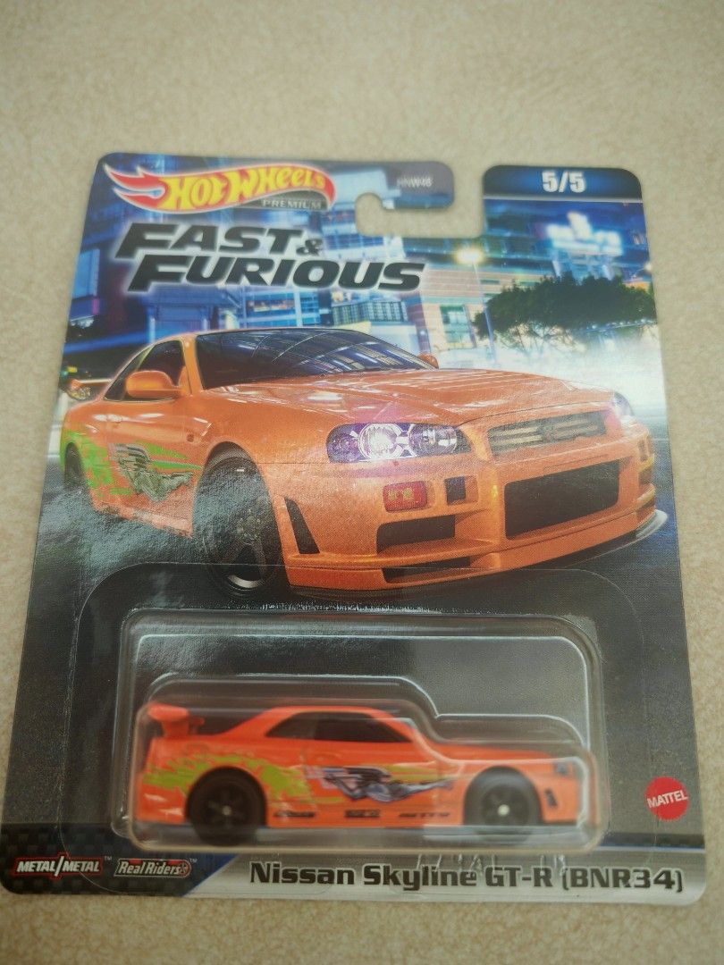 Hot Wheels LA convention 2019- Nissan Skyline R34 (BNR34) | Shopee Malaysia