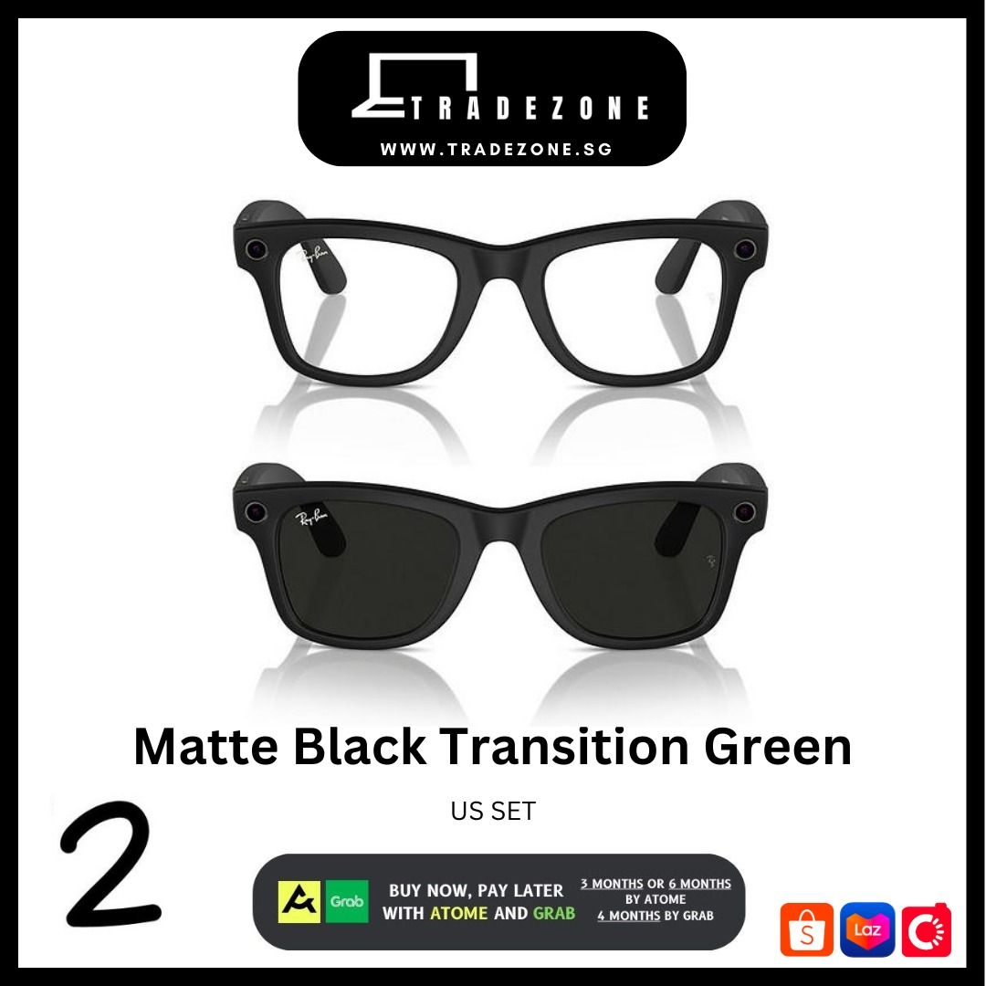 INSTALMENT RayBan Meta Wayfarer Smart Glasses l Meta Glasses l Smart Glasses
