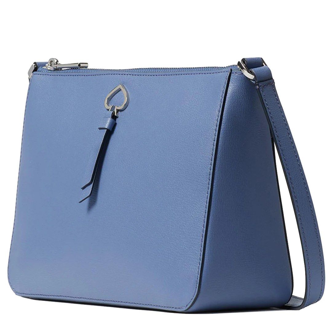 Kate Spade Adel Medium Top Zip Crossbody Bag in Blueberry Cobbler