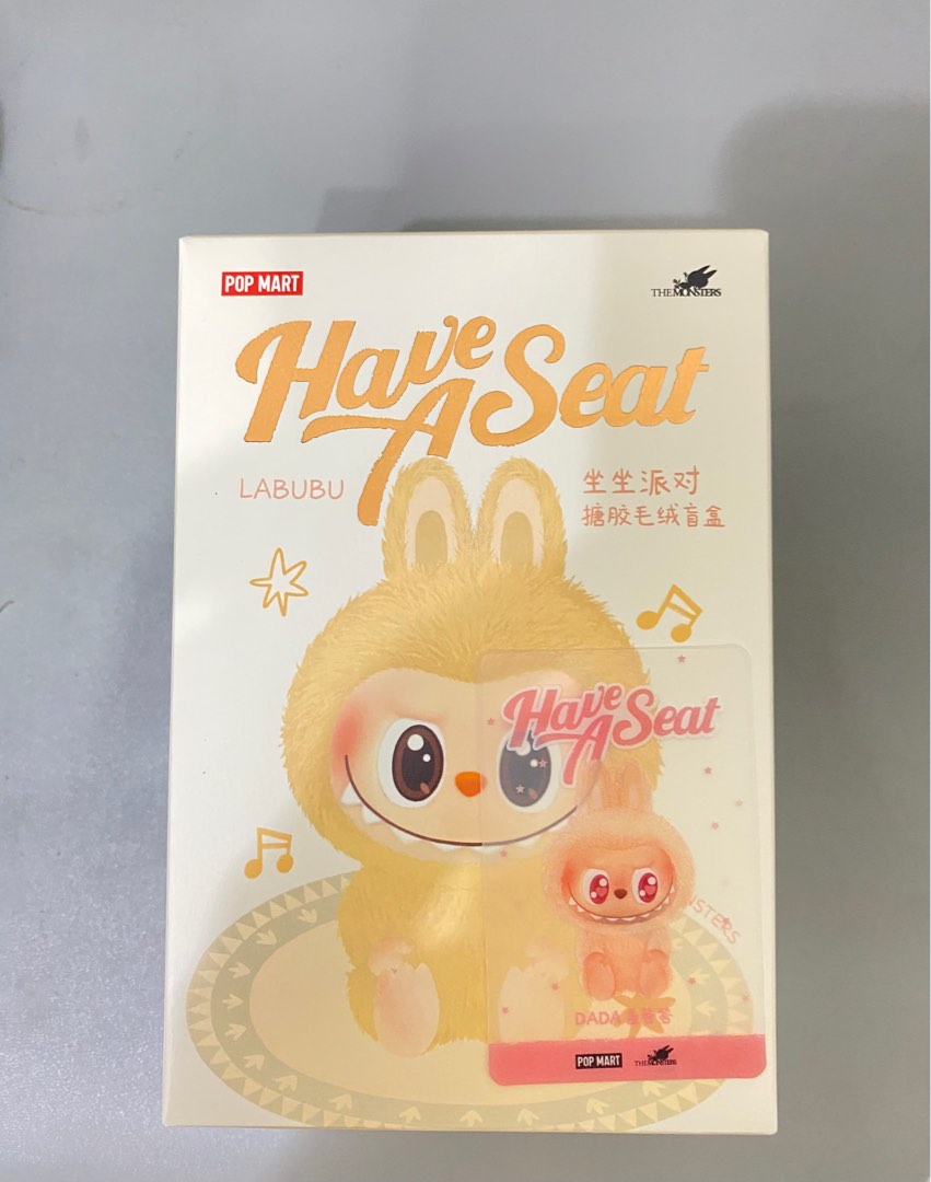 Labubu V2 Have a Seat- Dada, Hobbies & Toys, Toys & Games on Carousell