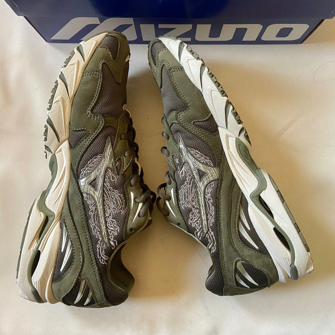 Mizuno X Maharishi Wave Rider 10 Olive 29CM wtaps fcrb sportstyle hoka Carousell
