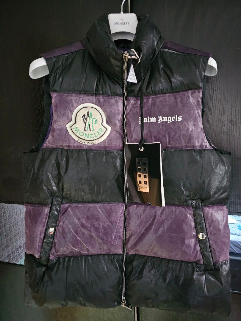Moncler x Palm Angels down vest gilet