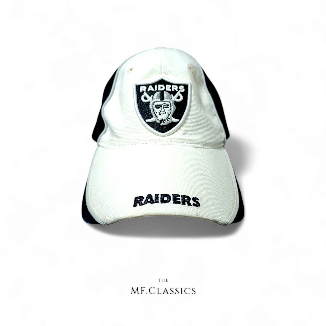 NFL Raiders Football Snapback Cap Black White Men s Fashion Watches Accessories Caps Hats on Carousell