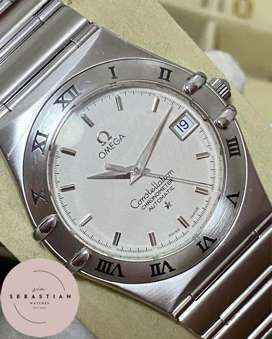 Omega Constellation Automatic (Category: Luxury Watches) located in Baliuag. Submitted by clicksmileph (Listing ID 1337394179, Image 2). Description: Omega Constellation Automatic Complete 82,000 Details: Case Size: 36mm Movement: Automatic Glass: Sapphire-Crystal 9.8/10 Excellent Condition (Like New) Mens/Unisex watch Guaranteed Authentic Fit up to 17cm wrist Features: Chronometer, Date Set with: ▪️Watch ◾️Original card and manual ◾️Original box