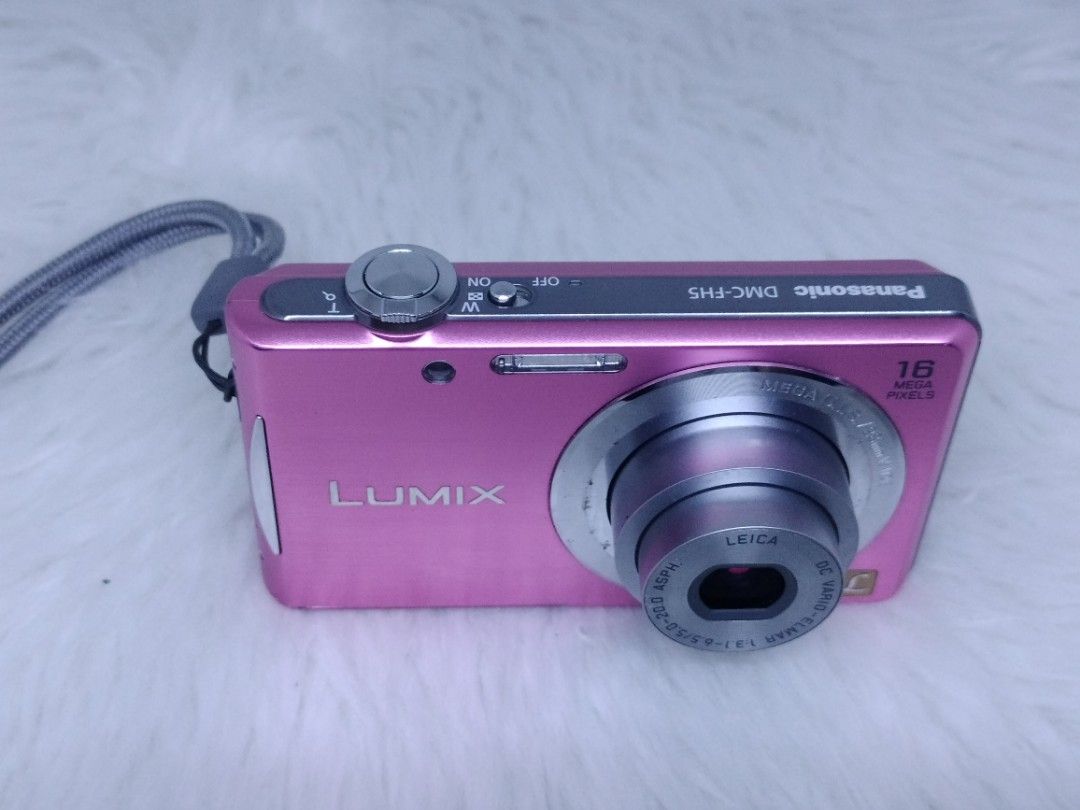 panasonic lumix fh5 ccd sensor rare pink (Category: Cameras) located in Manila. Submitted by ultimogizmos (Listing ID 1342022980, Image 2). Description: Panasonic Lumix DMC-FH5 16.1 MP Digital Camera with 4x Optical Image Stabilized Zoom with 2.7-Inch LCD no issues unit battery universal charger last price actual and sample pics posted last price.