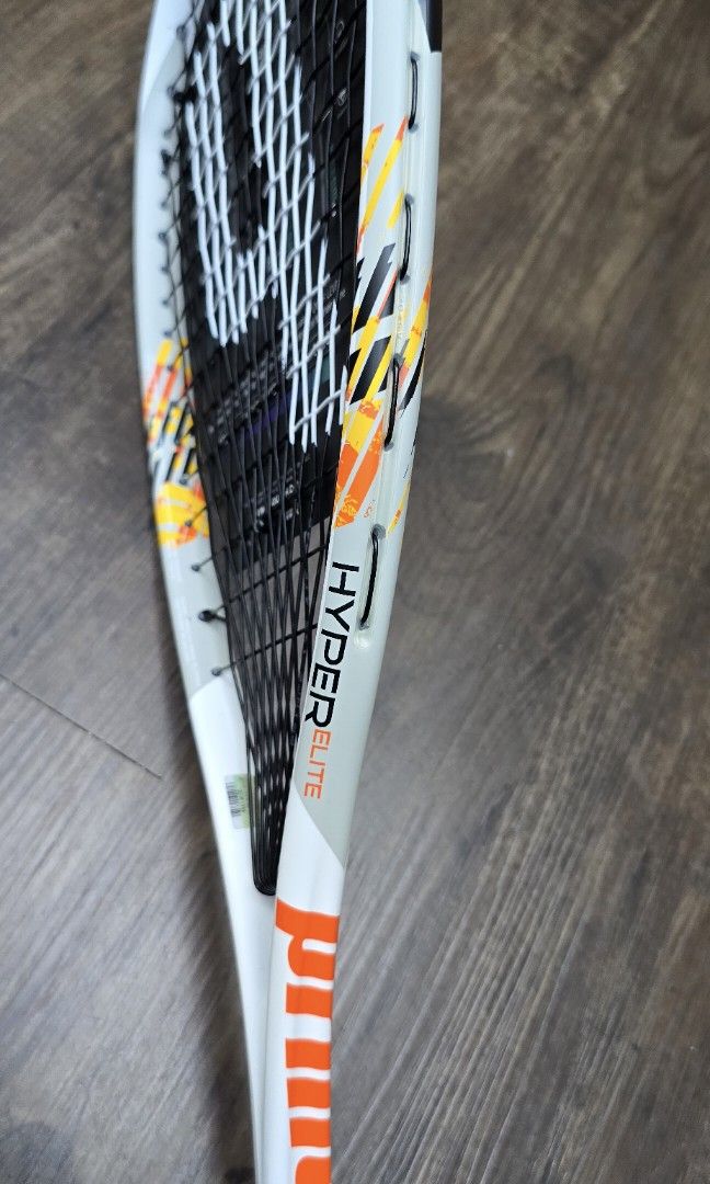 Prince Squash Rackets (Category: Racket & Ball Sports) located in Singapore. Submitted by hellosports (Listing ID 1341998721, Image 8). Description: Model - Phoenix Pro 750 Weight - 130 grams Colour - Red Head Size - 484cm sq Balance - Head Heavy Stringing Pattern - 14 x 15 The Prince Phoenix Pro 750 is a new and improved racket construction reinforced with TeXtreme Gen Z. Improved hoop strength and head crunch, doubled standards for impact stren