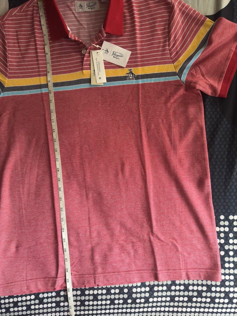 Red striped Penguin Polo shirt (Category: Tshirts & Polo Shirts ) located in Caloocan City. Submitted by knackknicks (Listing ID 1341977069, Image 3). Description: Original Striped Penguin Polo Shirt .