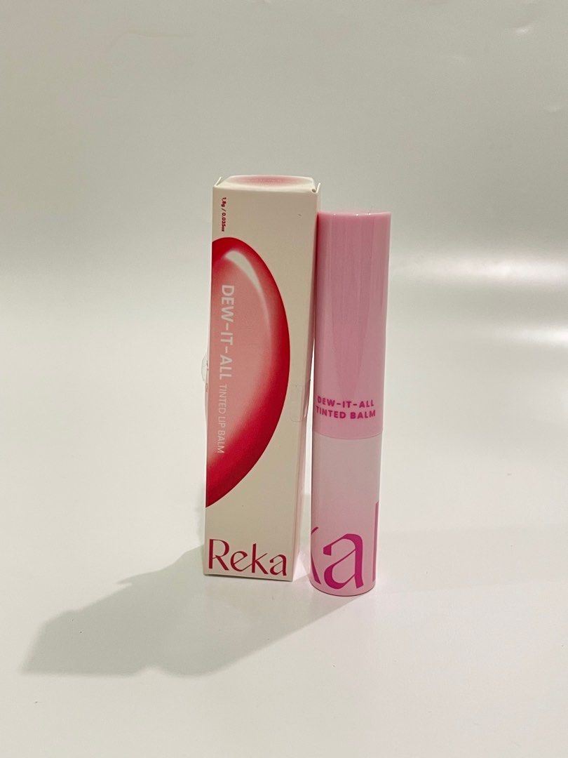 Lip Reka Reka Dew-It-All Tinted Lip Balm Peach Raspberry Sorbet, Kesehatan ...