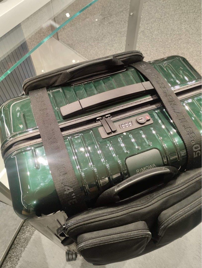Rimowa Cabin Harness (Category: Luggage) located in Makati City. Submitted by orenjiroku (Listing ID 1342132563, Image 3). Description: Pictures are for sample purposes. Luggage not included. Brandnew condition Crafted from high-quality nylon, the RIMOWA Cabin Luggage Harness in Black streamlines the experience of travelling with hand luggage. Conveniently secured to your RIMOWA Cabin suitcase using adjustable straps, it boasts a clever formation