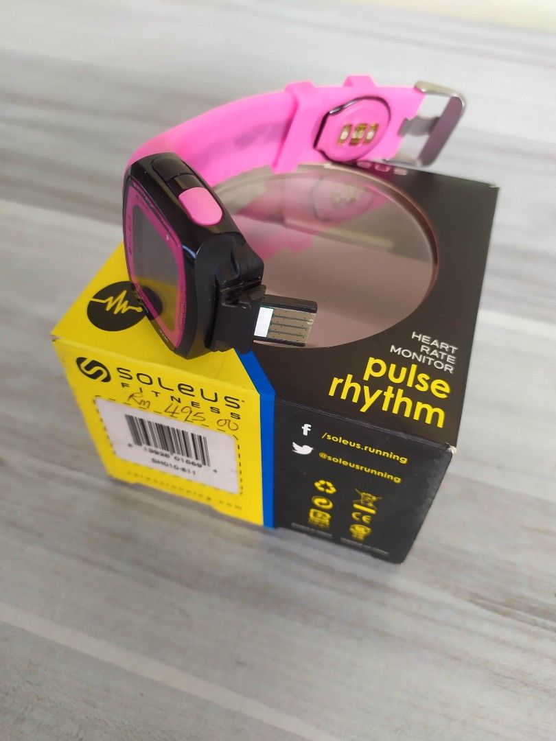 Soleus Women s SH010 611 Pulse Rhythm Digital Display Quartz Pink Watch
