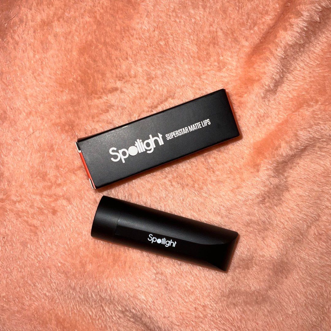 Spotlight - Superstar Matte Lips 3.2g (Trendy Doll) (Category: Makeup) located in Manila. Submitted by randomlyyoursph (Listing ID 1342101441, Image 2). Description: Reason for sale: Decluttering (in other word, madami na po me gamit, ayaw ko ma expired sila dahil tinatambak ko lang sila, gets?) THIS IS ORIGINAL, ORIGINAL TALAGA AS IN! EXP: 4.2027 Info: Be camera-ready all day with this highly pigmented matte color and full coverage lipstick. Hyd