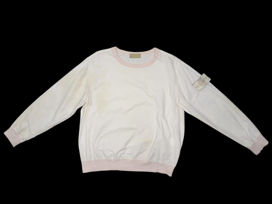 Stone island ghost nylon sweatshirt outlet