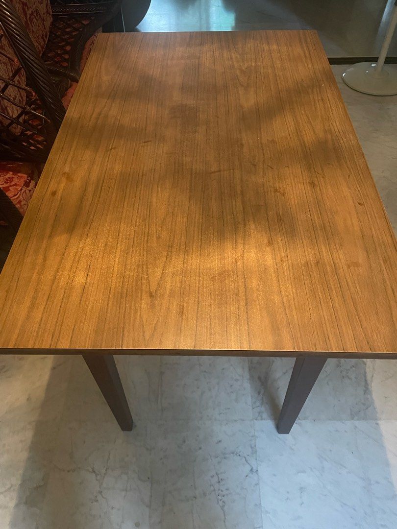 Solid Wood Table (Category: Tables & Sets) located in Singapore. Submitted by rdcls (Listing ID 1342052017, Image 3). Description: Selling a table. Dimensions: L: 42 inches, 107 cm B: 26 inches, 66 cm H: 30 inches, 76 cm Dm for any offers or negotiations! .