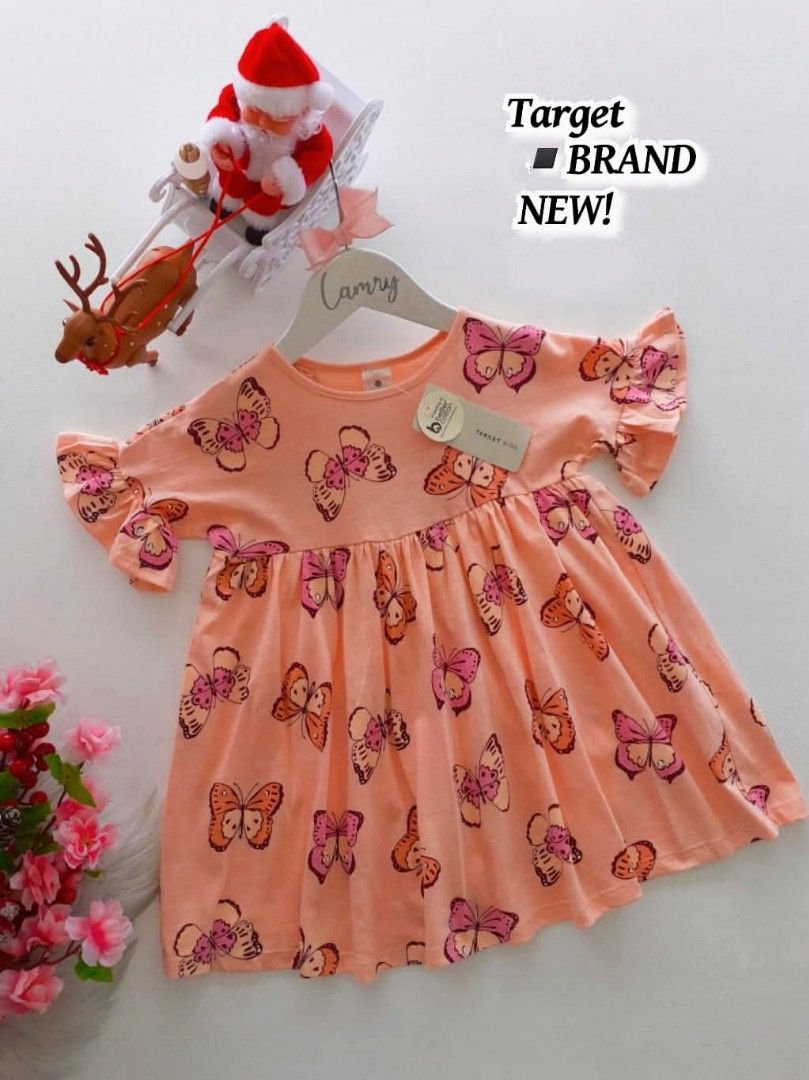 Target Kids Butterfly dress size1 Babies Kids Babies Kids Fashion on Carousell
