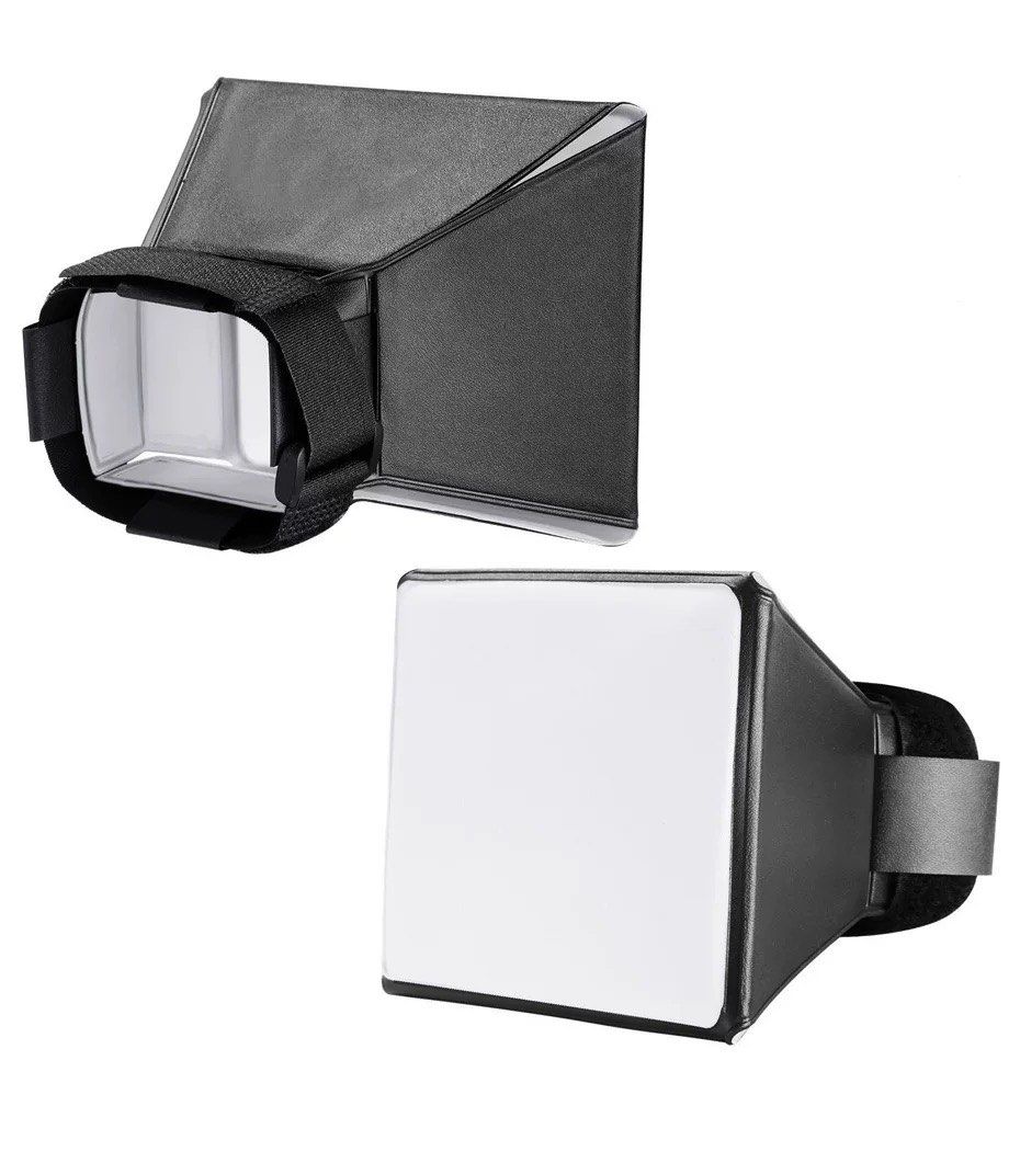 Universal flash diffuser softbox foldable modifier (Category: Flashes) located in Singapore. Submitted by isaaacccc (Listing ID 1342037387, Image 3). Description: Camera flash speedlight diffuser softbox rectangular compatible with the following models: Godox - TT600, TT685, TT685II, V850, V850II, V850III, V860, V860II, V860III Yongnuo - 560III, 565EX Canon - 580EX, 580EXII Made for flashes to be used with Sony, Nikon, Canon, Fuji, Olympus, Leica